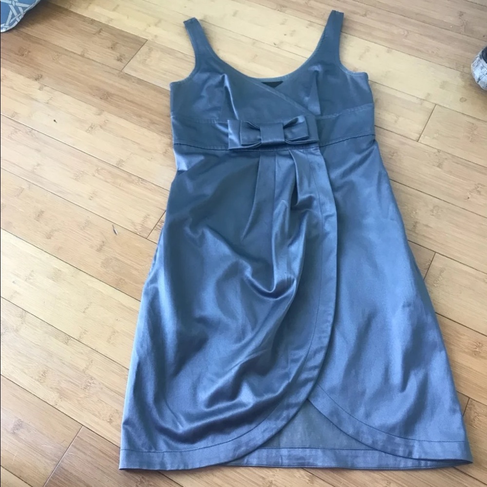 EUC Cute a line grey party dress size XS